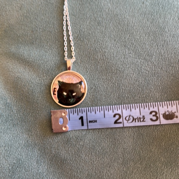 Black Cat Necklace Charm - Picture 7 of 8